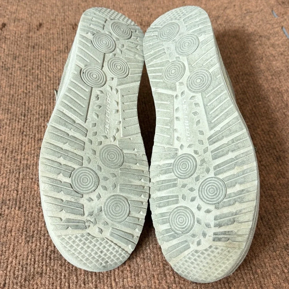 Skechers On-the-GO Flex Ashore Tan Canvas Boat Shoes Mens 9.5‎ 66384 Loafers